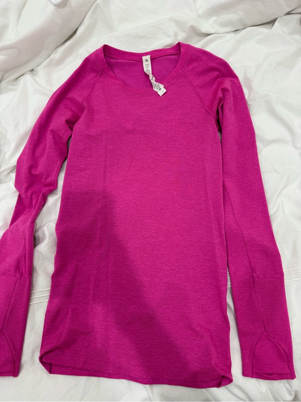 Lululemon Athletica Hot Pink Crewneck Long Sleeve